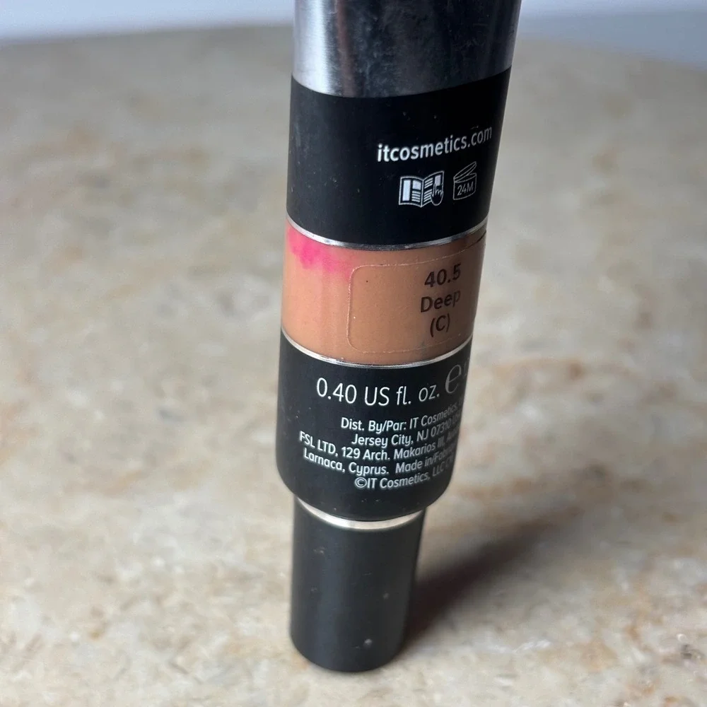 IT Cosmetics‎ Bye Bye Under Eye Full Coverage Waterproof Concealer 40.5 Deep C